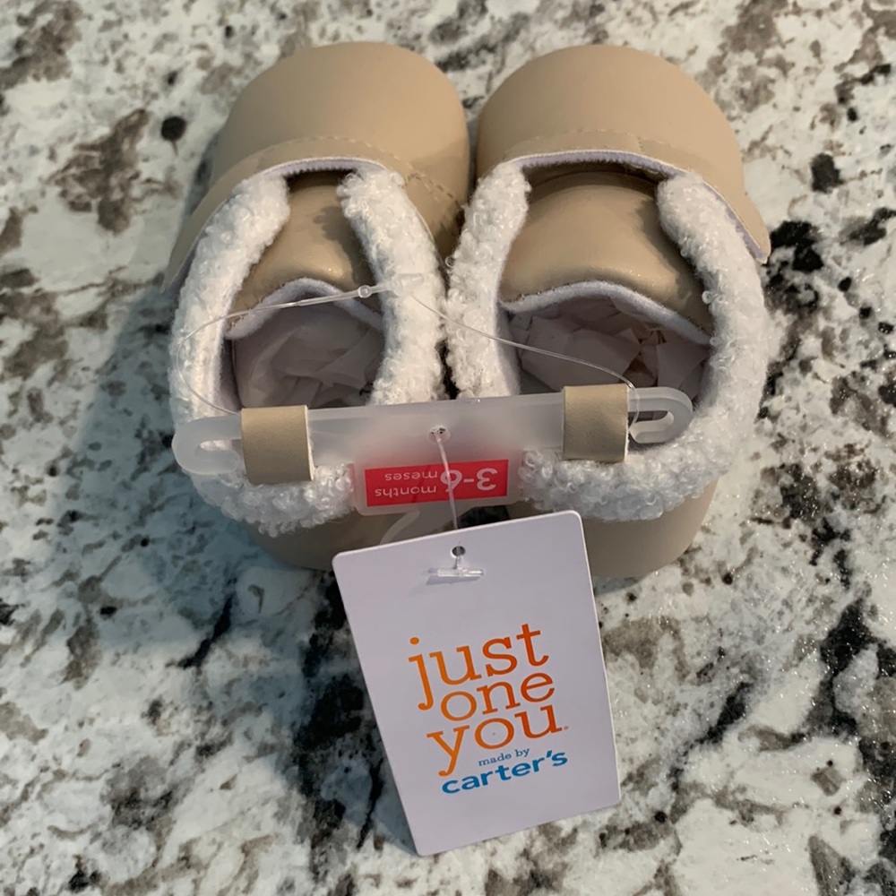 Carters Baby shoes 3-6months. Never worn. NWT